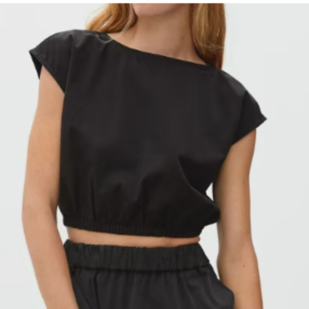 Everlane - Bubble Top - Black - Medium